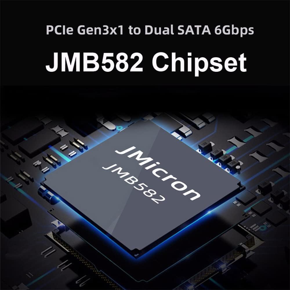 Cablecc SATA NGFF Key B+M SSD auf NVME M-key Motherboard Desktop Adapter Converter SSD Karte JMB582
