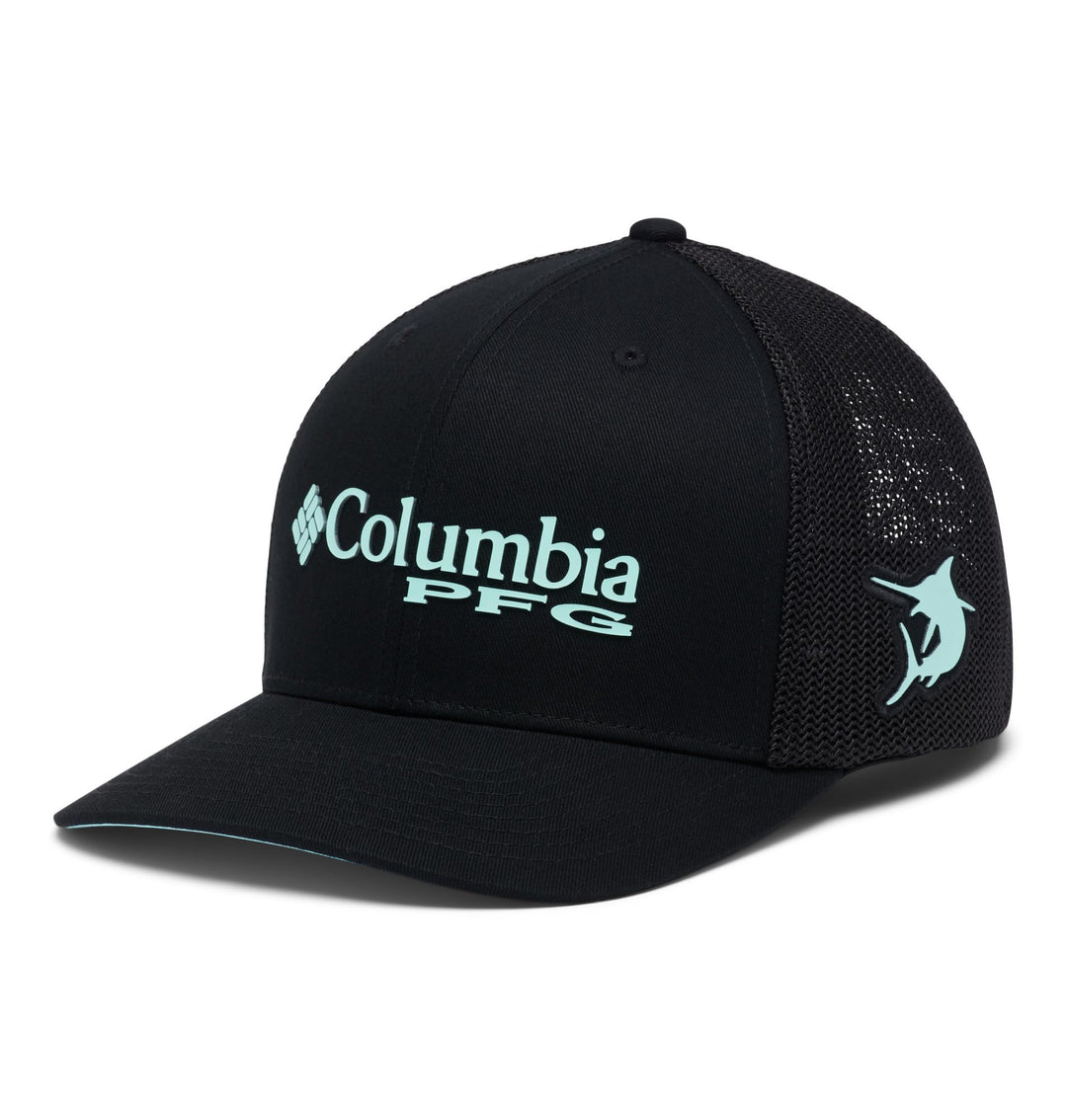 Columbia Herren PFG Mesh Kappe S-M Blaues Echo/Hai/Hymne-Grafik, S-M Blaues Echo/Hai/Hymne-Grafik