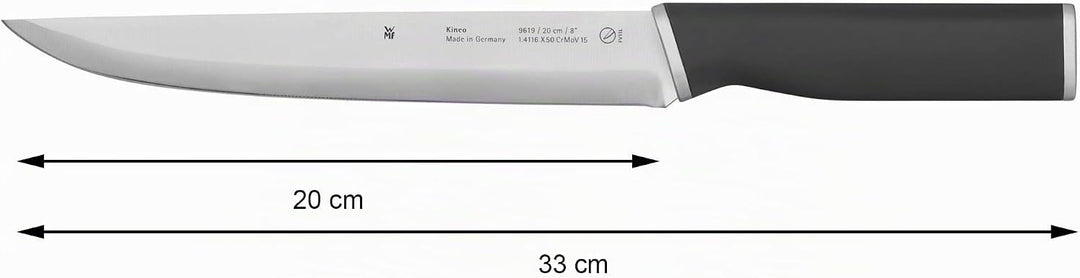 WMF Kineo Fleischmesser 33 cm, Made in Germany, Filetiermesser scharf, Performance Cut, Kinetisches