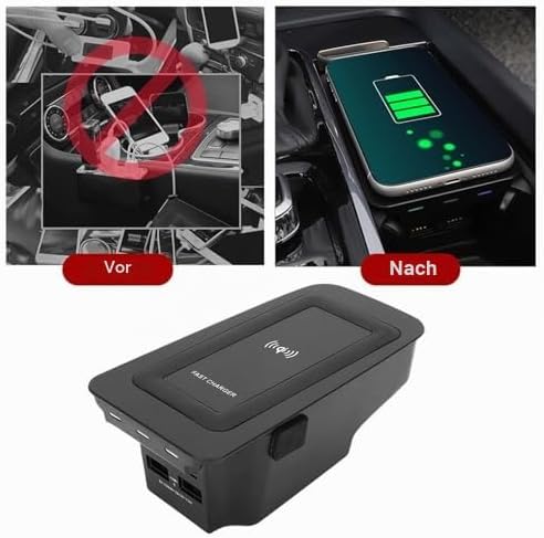 Kabellose Kfz-Ladegeräte, Kfz Ladegeräte Kabellose 15W Car Wireless Charger Auto Ladegerät Wireless