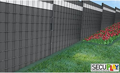 Secuplay Gummi Rasenkante/Mähkante - 100x10x3,6cm - Grün - 10er Pack 10er Pack Grün, 10er Pack Grün