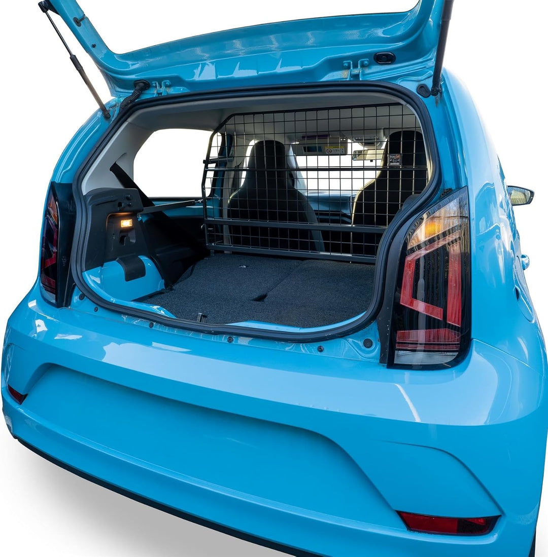 Travall Hundegitter für Volkswagen Up! (2011-2020) Fahrzeugspezifisches Hundegitter, Kofferraumschut