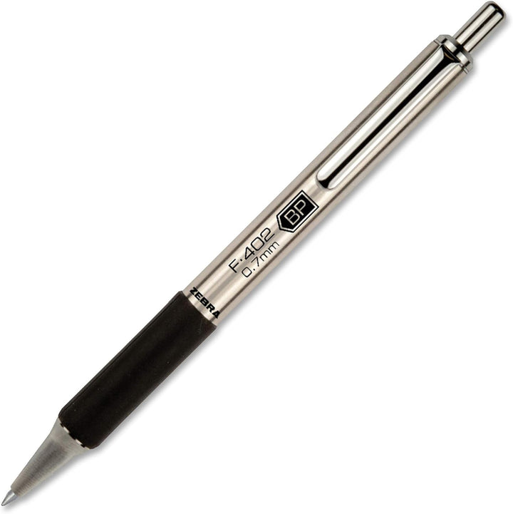 Zebra F-402 Druckkugelschreiber Schwarz Medium 29211 Satz von 12