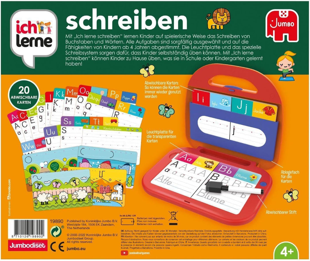 Jumbo Spiele ich lerne schreiben - Lernspiel für Kinder ab 4 Jahren