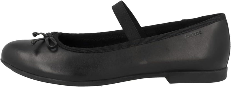Geox Mädchen Plie B Mary Jane Halbschuhe 35 EU Schwarz, 35 EU Schwarz