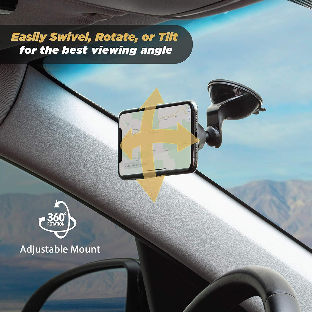 Scosche MMWSM-2PKXCES0 MagicMount Select Magnetisches Telefon, GPS oder Tablet Saugnapfhalterung, 36