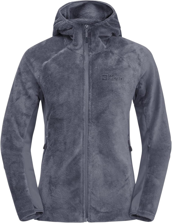 Jack Wolfskin Damen Rotwand Hooded Fz W Jacket, Dolphin