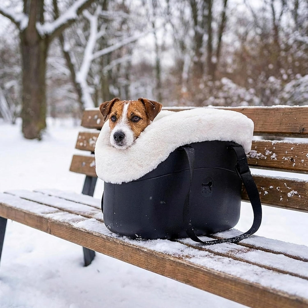 Ferplast Hundetragetasche für kleine Hunde und Katzen WITH-ME, Transporttasche für Haustiere, Hundet