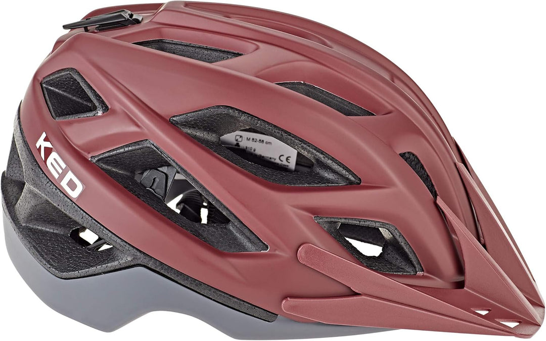 KED Companion MTB Fahrrad Helm matt rot 2022 L (55-61cm), L (55-61cm)