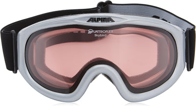 Alpina Skybird Skibrille (021 silber, Scheibe: QUATTROFLEX)