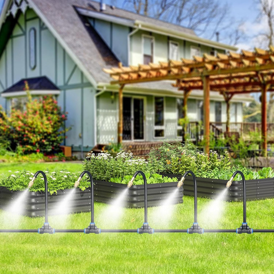 Garten Tropfbewässerungssystem - Garten Tropfbewässerungskit Bewässerungsanlage | Automatische Bewäs