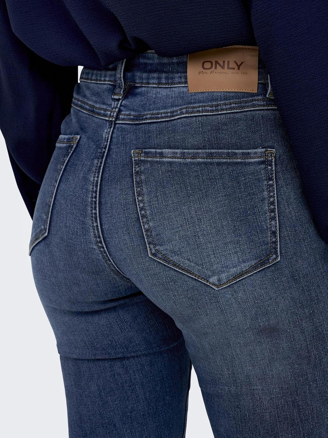ONLY Female Flared fit Jeans ONLROSE Mittlere Taille Ausgestellt Jeans XS / 32L Medium Blue Denim, X