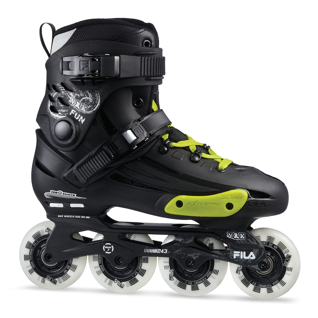FILA SKATES 010618055 NRK Fun Inline Skate Unisex Black/Yellow/Magenta Grösse 45.5