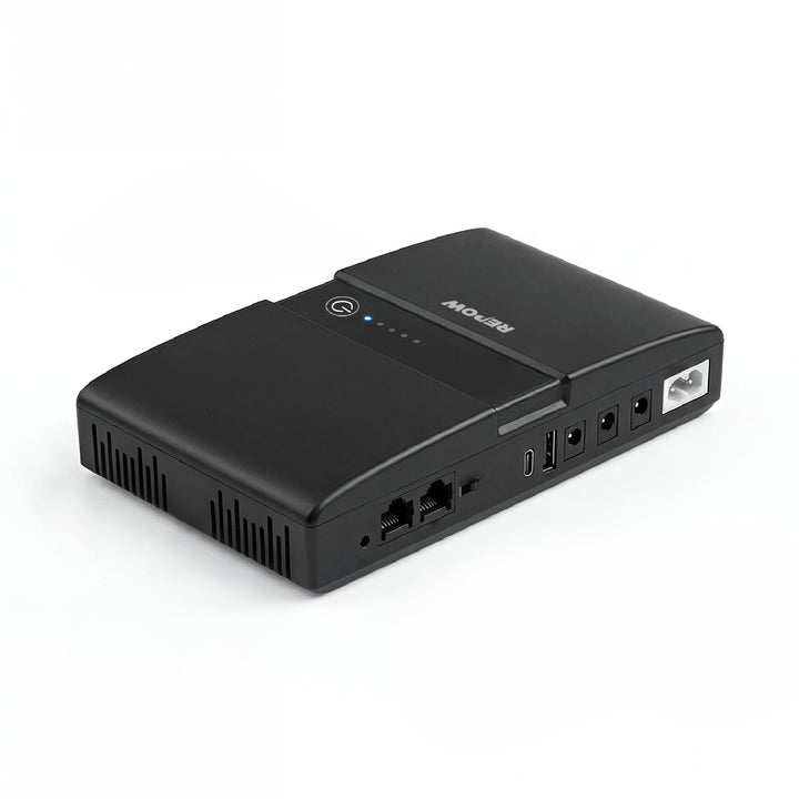 REPOW Mini USV DC 36W, PoE 24V/48V, Akku 20000mAh, Type-C USB, Router