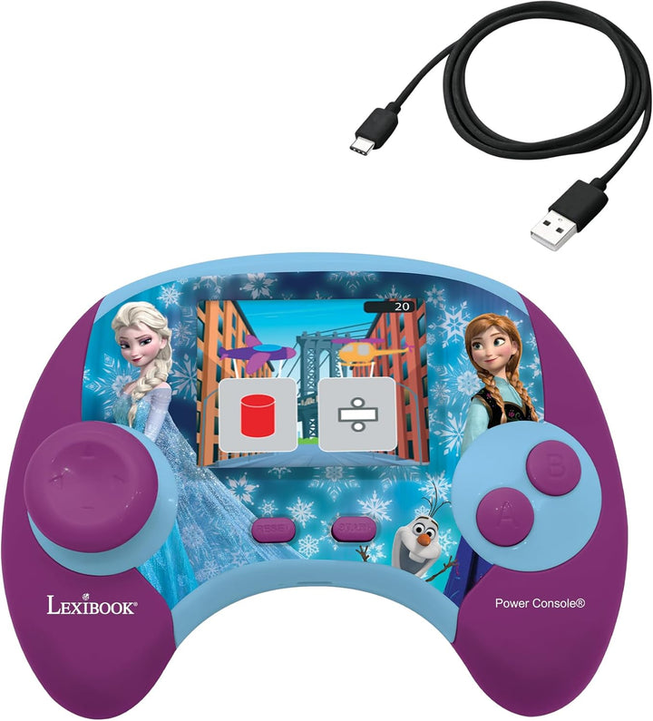 LEXIBOOK - Console éducative bilingue Français/anglais - La Reine des Neiges écran LCD 2,8 pouces -