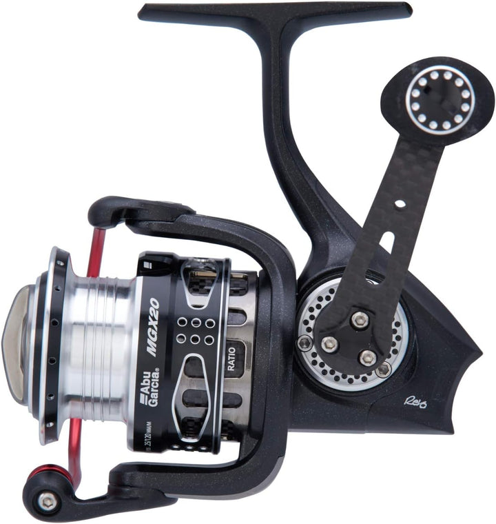 Abu Garcia Revo MGX Spinnrolle – 11 Kugellager, Carbon-Matrix-Bremse, Drop Shot Keeper – Zum Süsswas
