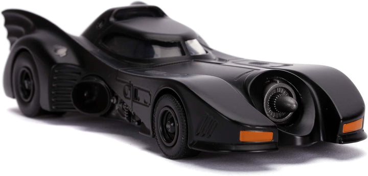 Jada Toys Batman 1989 Batmobile, Spielzeugauto aus Die-cast, Die-Cast, inkl. Batman Figur, Massstab