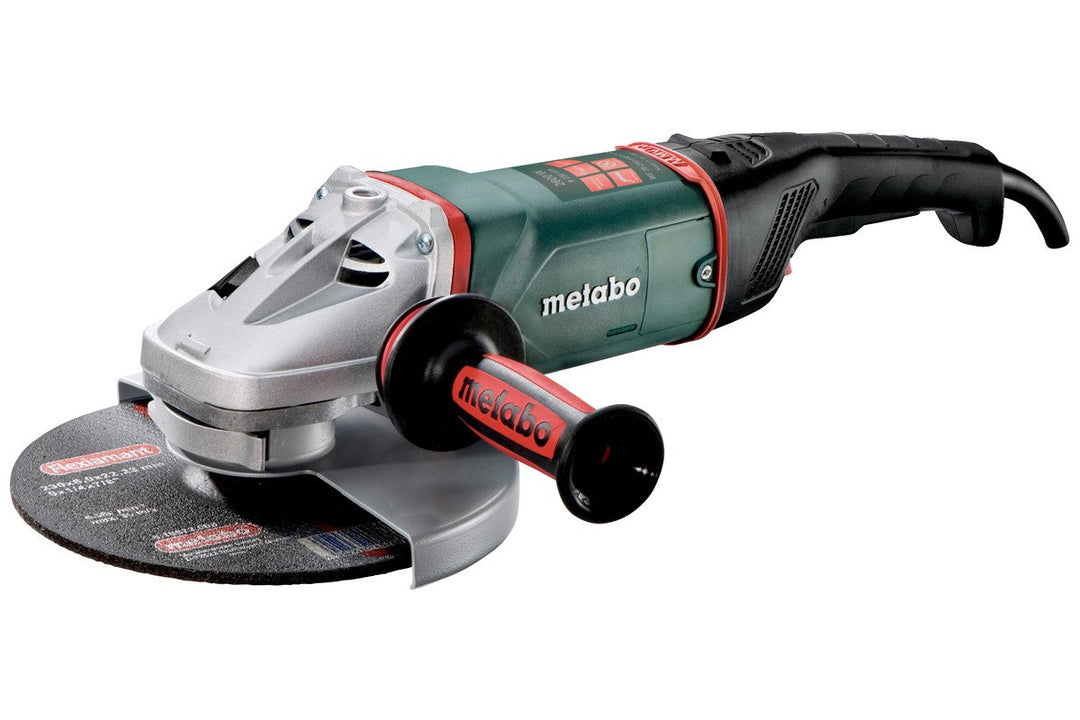 Metabo Winkelschleifer WE 26-230 MVT Quick (606475000) Karton, 2600 Watt, Scheiben-Ø: 230 mm, Leerla