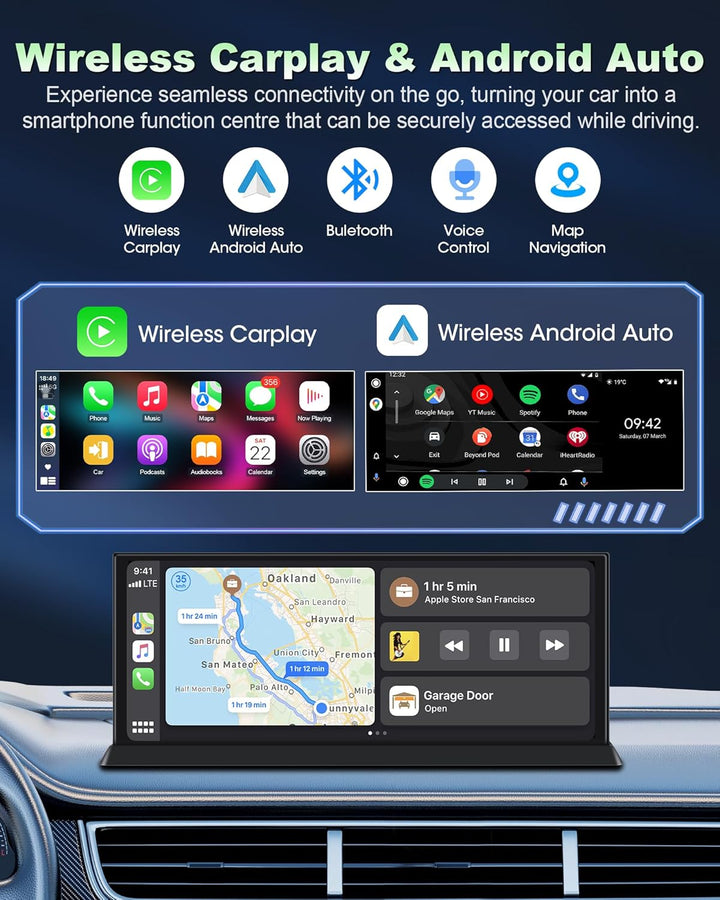 Exklusivität 11,3 Zoll Carplay Android Auto Display mit Stabile Halterung, Wireless Car Play Bildsch