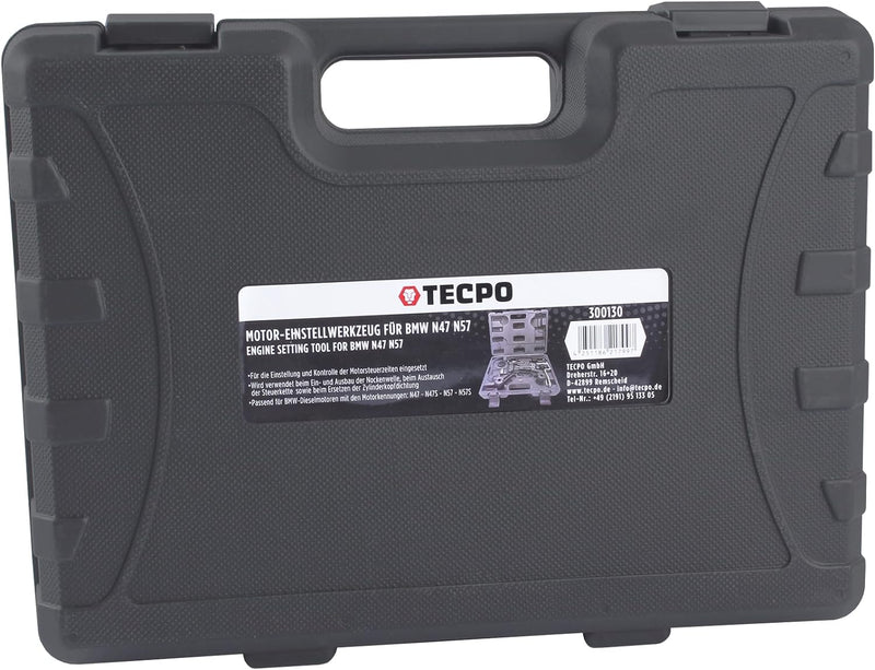 TECPO 300130 Motor Einstellwerkzeug Satz Steuerkette Arretierung Werkzeug Kompatibel mit BMW N47 N47