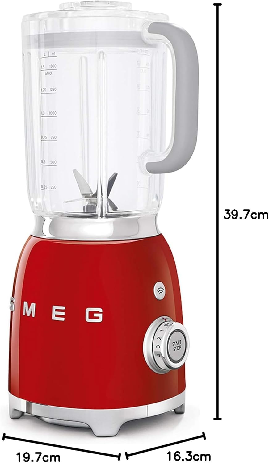 Smeg BLF01RDEU Mixer, rot