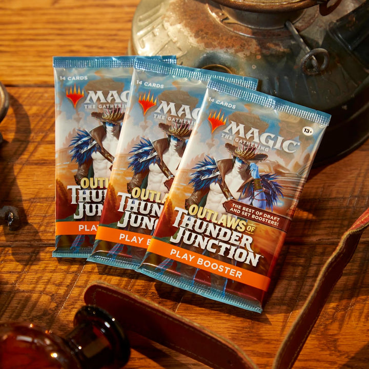 Magic: The Gathering – Outlaws von Thunder Junction Play-Booster-Display – 36 Booster (504 Magic-Kar
