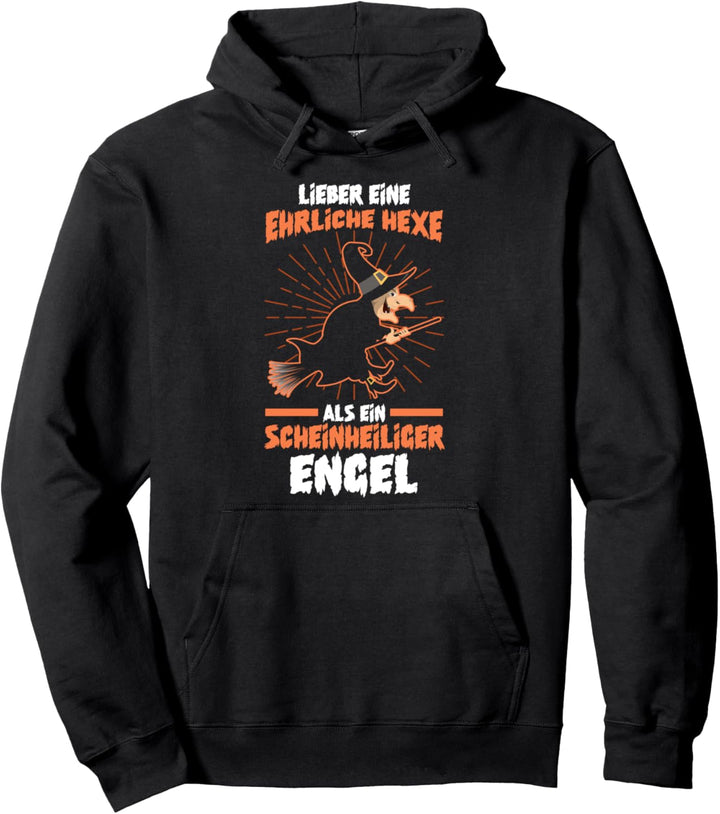 Hexe Halloween Hexen Pullover Hoodie
