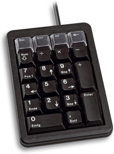 CHERRY KEYPAD USB SLIM LINE, schwarz, G84-4700LUCDE-2 schwarz Deutsches Layout - QWERTZ Single, schw