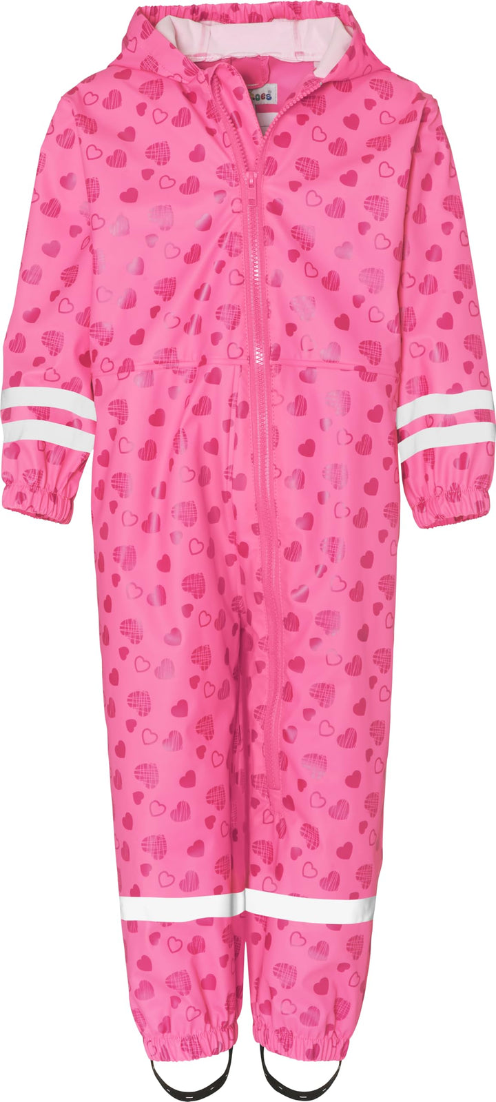 Playshoes Unisex Kinder Regen-Overall Matschanzug Regenbekleidung, Herzchen