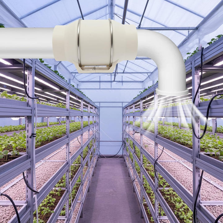 75W Rohrventilator – 220V, Drehzahl 2600 U/min, Luftstrom 540 m³/h, Geräuschpegel ca. 60 dB, statisc