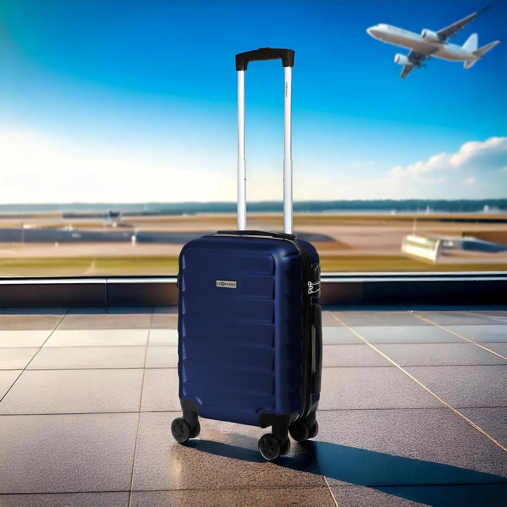 Leonardo® Handgepäck Koffer | Reisekoffer | 52x34,5x20 cm | 30 Liter Trolley mit Zahlenschloss | Lei