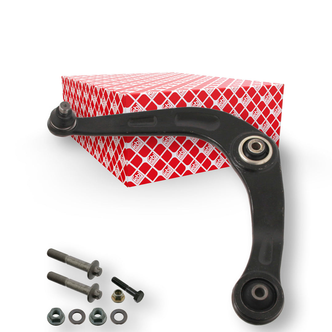 febi bilstein 40791 Querlenker mit Anbaumaterial , 1 Stück Vorderachse links, Vorderachse links
