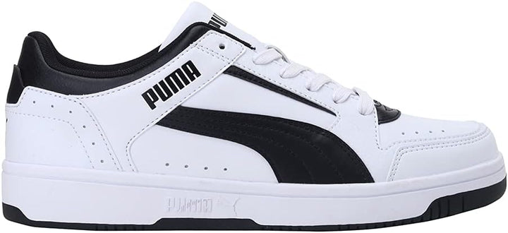 PUMA Herren Rebound Joy Low Sneaker 43 EU Puma White Puma Black, 43 EU Puma White Puma Black