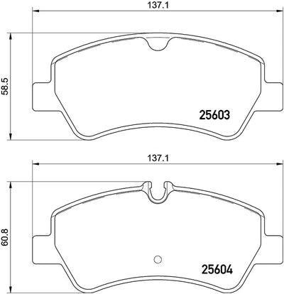 HELLA PAGID 8DB 355 020-721 Bremsbelagsatz - T2270 - Dicke/Stärke: 17.8mm - Bremssystem: TRW - für V