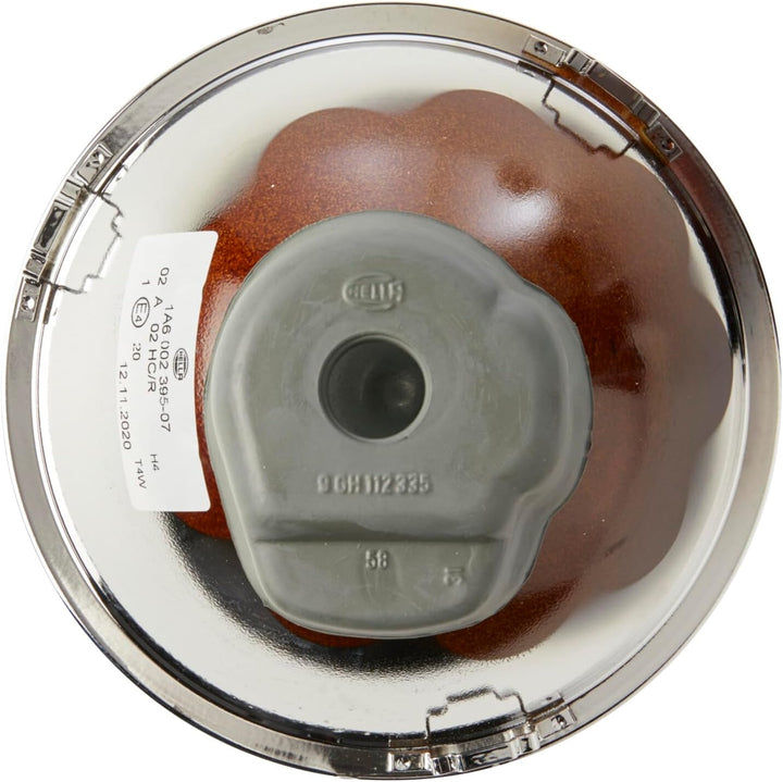HELLA - Halogen-Scheinwerfereinsatz, Hauptscheinwerfer - 12V - Referenzzahl: 20 - Einbau - gewölbte
