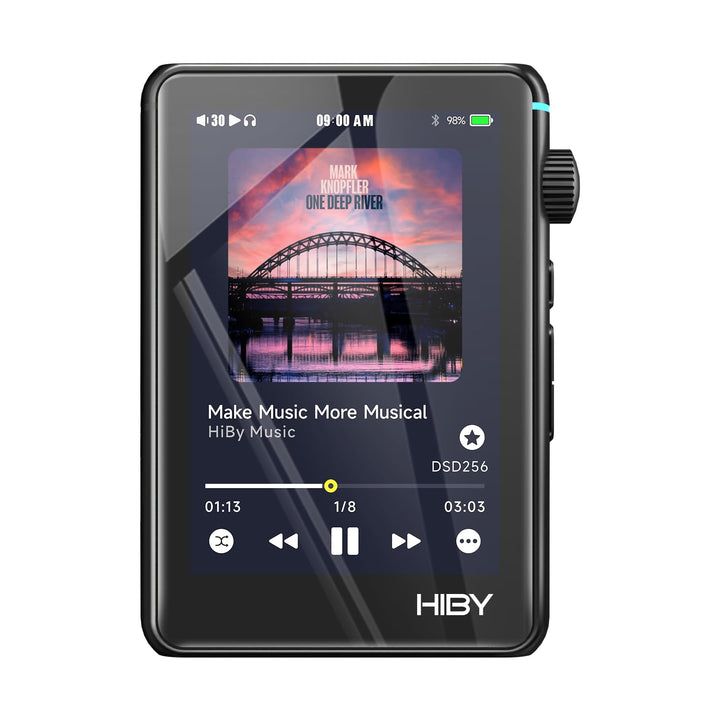 HiBy R3 II 2025 Hi-Res Audio-Player – Dual-DAC-Chips, MQA-Dekodierung, Qobuz/Tidal-Player mit Blueto