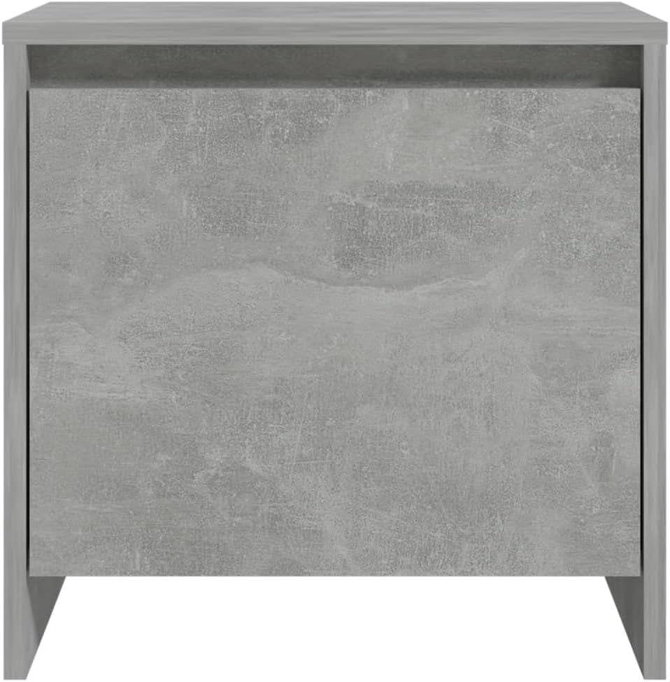 FIRBNUS Bedside Table Nachtkonsole Beistelltisch mit Stauraum Night Stand Nachttische 2er Set Betong