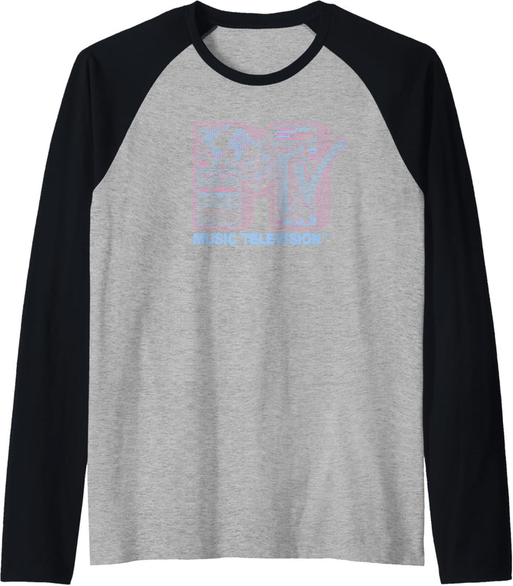 MTV Music Television Technology Logo Raglan