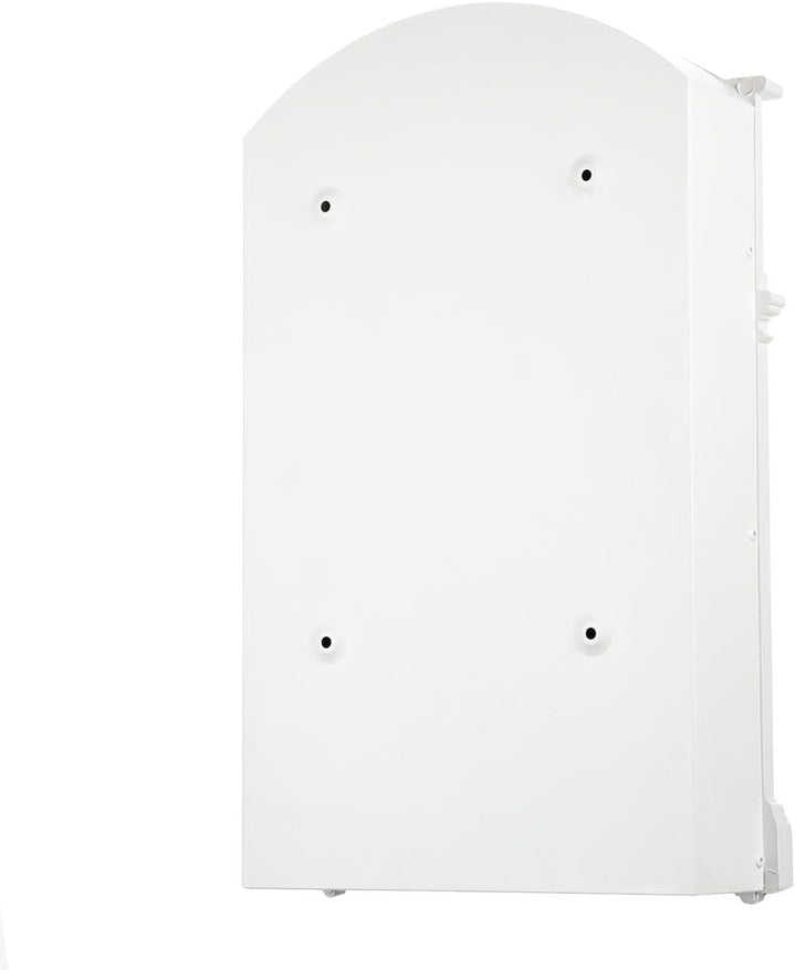 Melko Briefkasten Aluguss Postkasten antik 25,5 x 8,6 x 41 cm Wandbriefkasten mit A4 Einwurf-Format