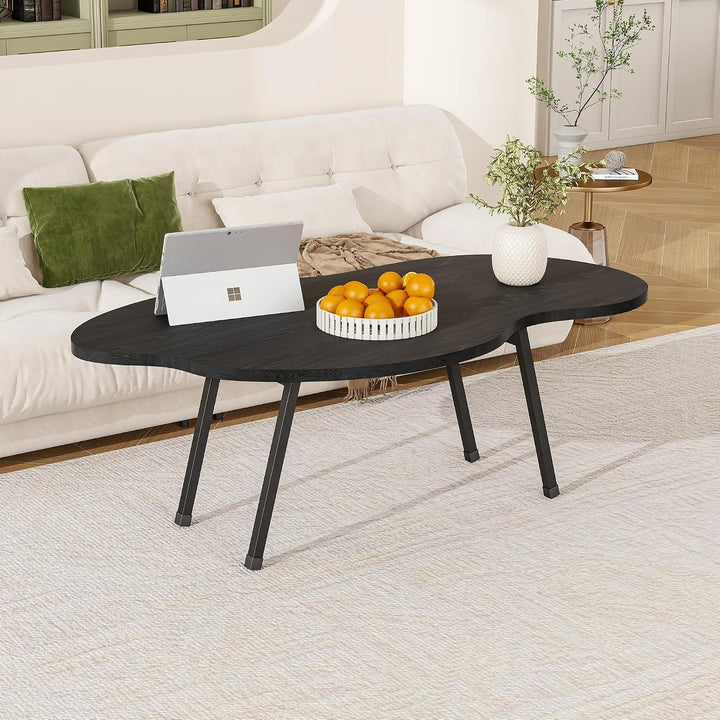 Wolken Couchtisch Klappbarer Tisch Wohnzimmertisch Klein Holz,Beistelltisch Couch, Bodentisch Klappb