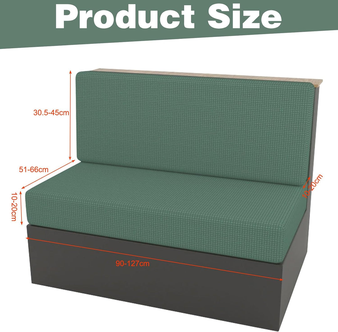 2 Stück Camper Kissenbezüge, 1 Set Spannbezüge Couch, RV-Sitzbezüge, Wohnwagen Polster, Sofa-Sitzkis