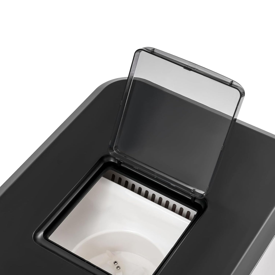 3-in-1 Eismaschine mit Wasser- und Eiswürfelspender, Eiscrusher &amp; LCD Display, schnelle Eisproduktio