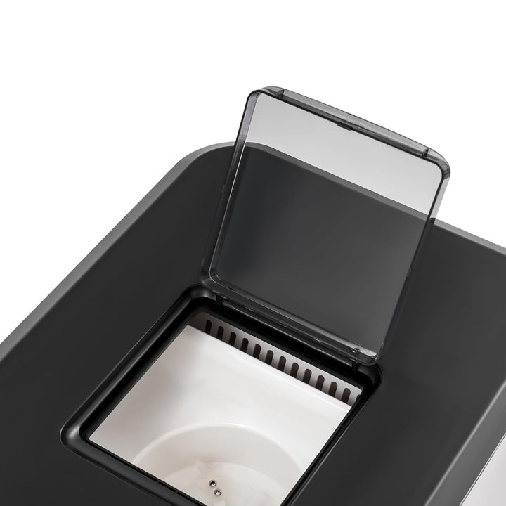 3-in-1 Eismaschine mit Wasser- und Eiswürfelspender, Eiscrusher &amp; LCD Display, schnelle Eisproduktio