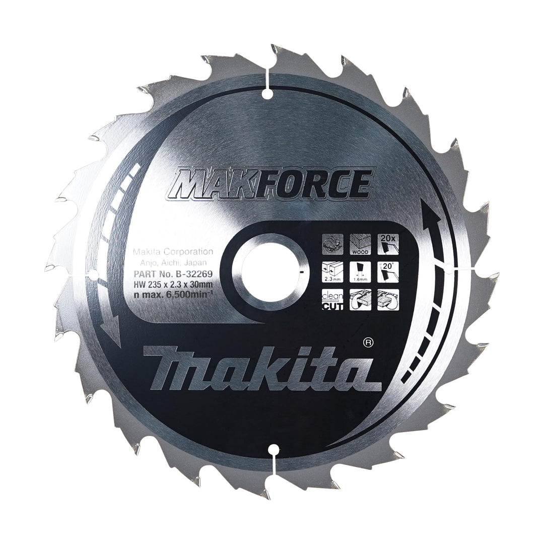 Makita MakForce Saegeblatt, 235 x 30 mm, 20Z, B-32269