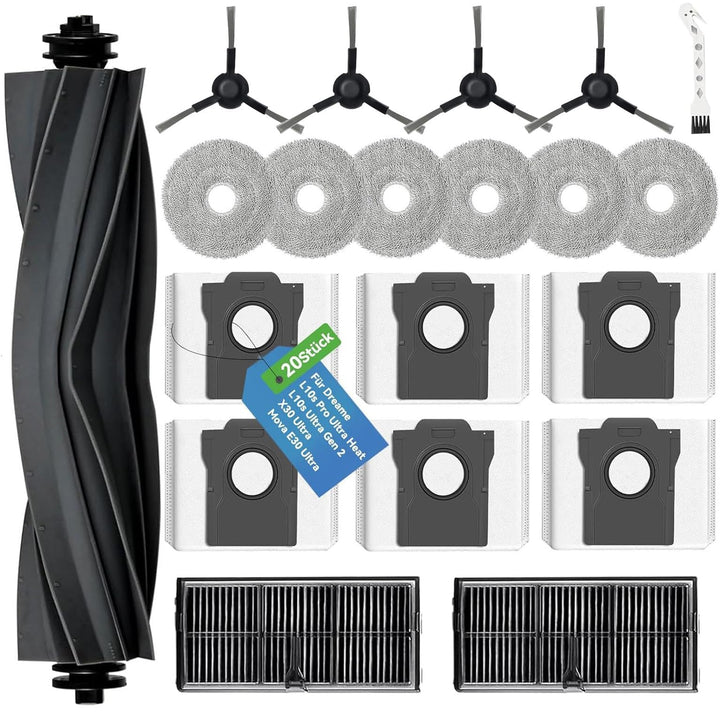 Zubehör für Dreame L10s Ultra Gen 2/L10s Pro Ultra Heat//Mova E30 UltraL40 Ultra AE/X30 Ultra – 1 Ha