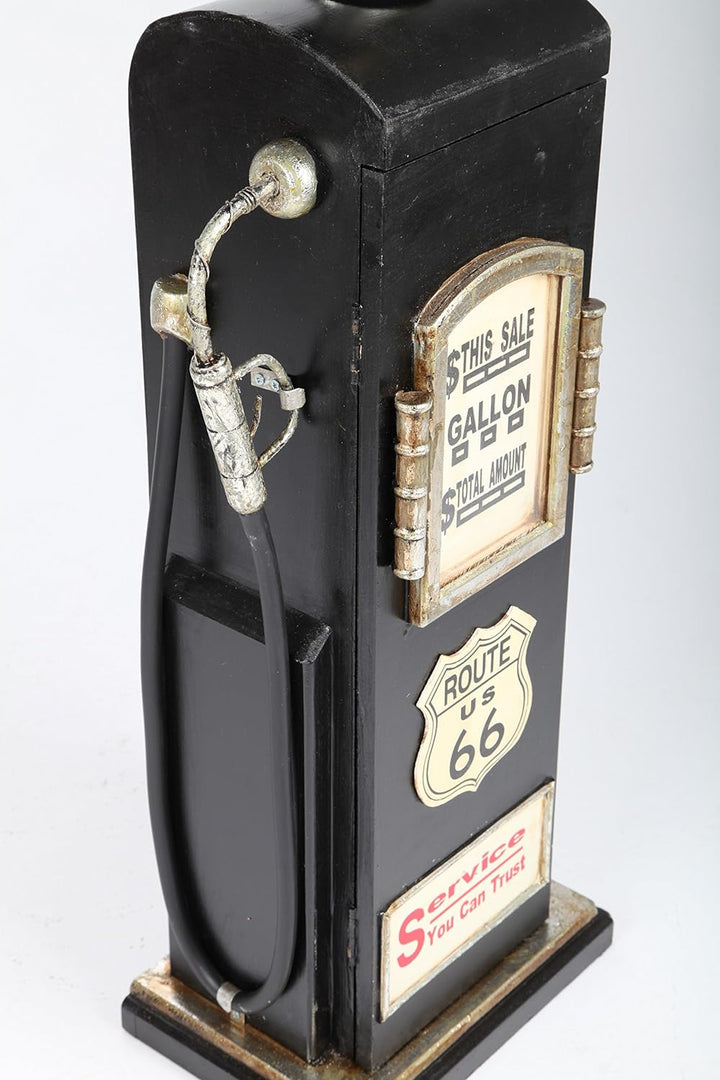 point home Design-Schrank Zapfsäule, Retro, schwarz, 81cm