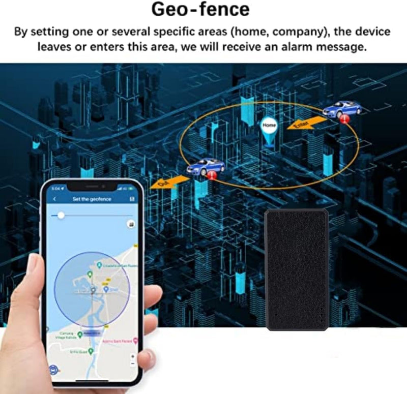 Winnes 4G Mini GPS Tracker, Tragbarer Magnet Auto GPS Tracker, Klein GPS Ortungsgerät mit App Ohne A