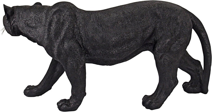Design Toscano Raubtier im Schatten, Schwarzer Panther - Gartenfigur Large, Large