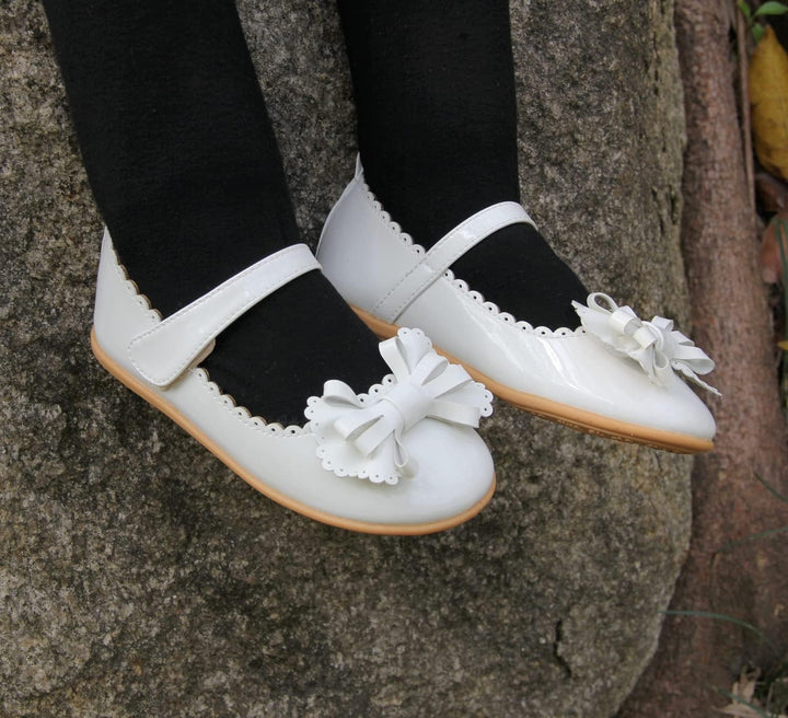 EIGHT KM - Kleinkind Mädchen Kleid Ballerinas Schuhe - Mary Jane Wohnungen - Prinzessin Hochzeit Sch