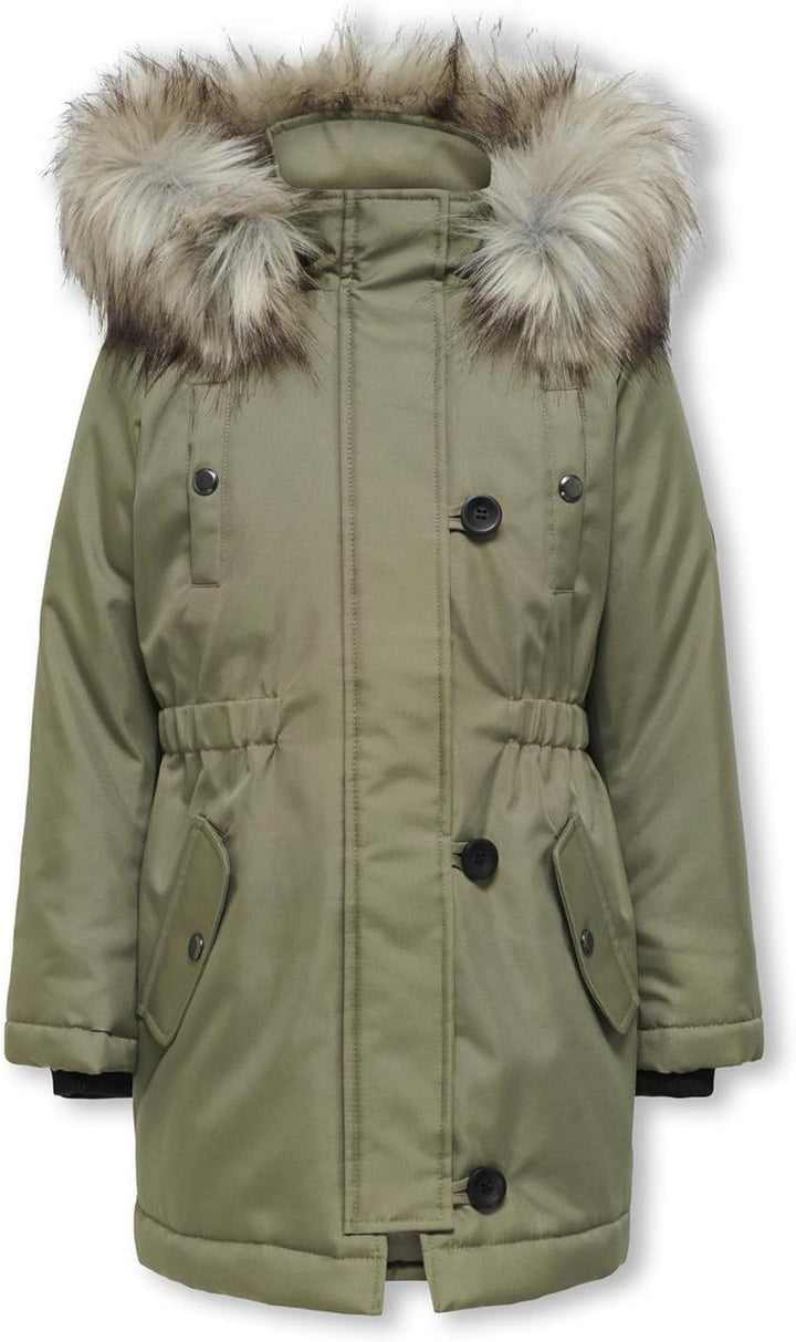 ONLY Girl Langer Parka KOGIRIS Langer Parka 116 Aloe, 116 Aloe
